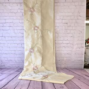Croscill Chapel Hill Embroidered Fabric Shower Curtain 70" x 72" Gold and Mauve
